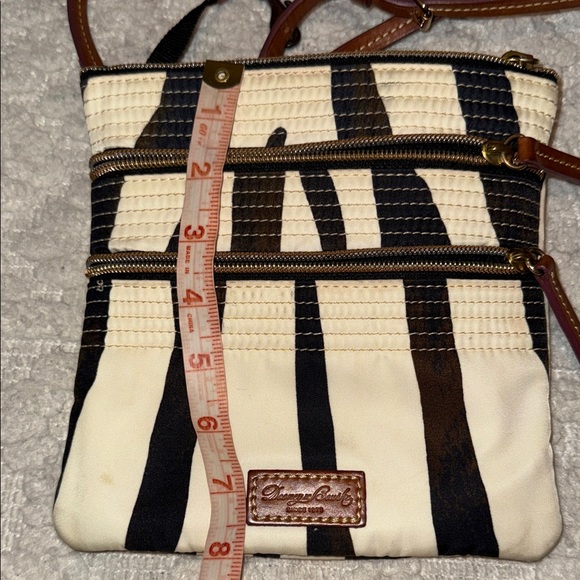 Dooney Burke Zebra Print Crossbody Bag - Picture 6 of 8